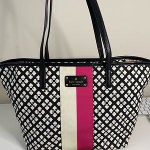 KATE SPADE ♠️ Classic Harmony Tote, Black Trim